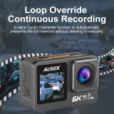 AUSEK AT M82TR 6K Action Camera