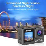 AUSEK AT M82TR 6K Action Camera