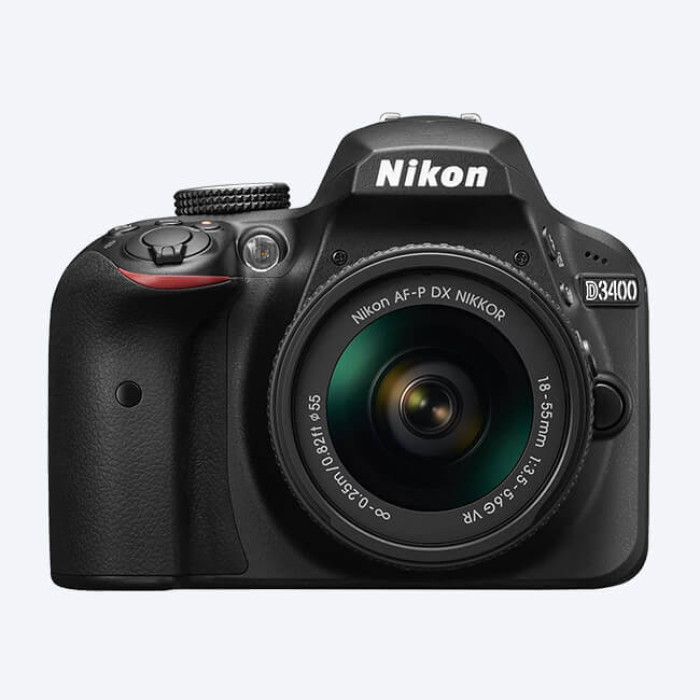 Nikon D3400 Digital SLR Camera & 18-55mm ED VR Kit Lens